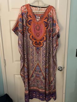Multi Colored Womans Kaftan 