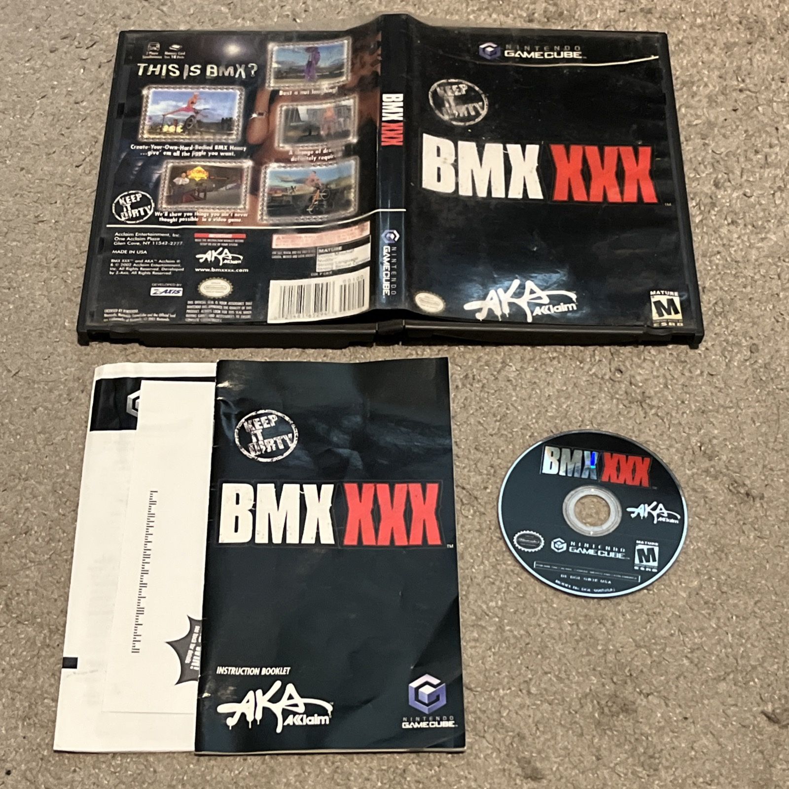 BMX XXX Nintendo Gamecube CIB Complete w/ Manual