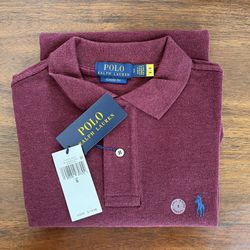 Polo Ralph Lauren Short Sleeve Dark Red Shirt. 