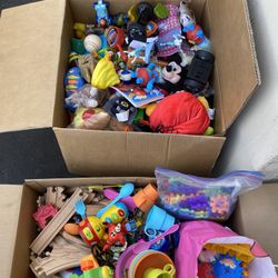 2 Boxes Of Toys