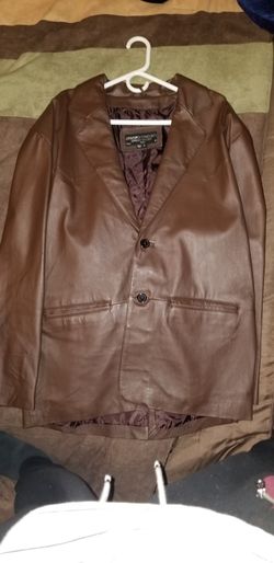 Mens Leather Blazer