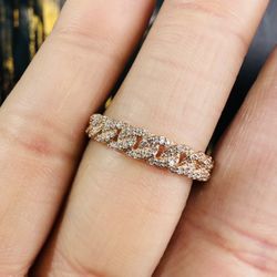 14k LAB Diamond Ring 