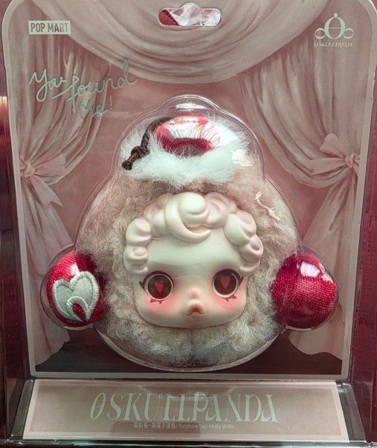 MOLDY MUFFIN SKULLPANDA You Found Me!Series Earphone Bag.