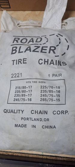 Road Blazer Tire Chains 2221