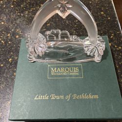 Marquis Waterford Crystal “Little Town Of Bethlehem”