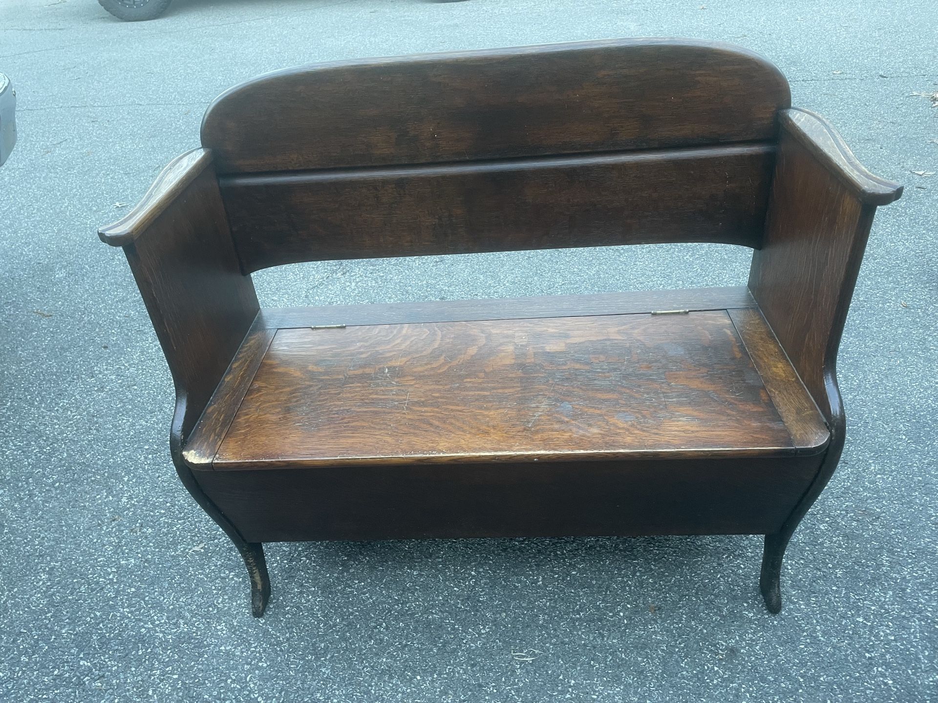 Antique sulfur bench