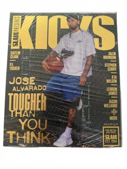 SLAM Kicks 29 Jose Alvarado Gold Metal Magazine Numbered 94 Knicks In Hand!
