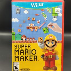 Nintendo Wii U Super Mario Maker ( Tested & Working  ) 