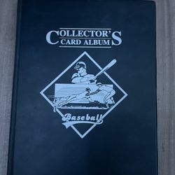 Baseball Album With 80s-90s Cards Inside