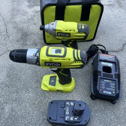 ONE+ 18V Cordless 2-Tool Combo Kit with Drill/Driver, Impact Driver, (2) 1.5 Ah Batteries, and Charger