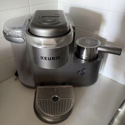 Keurig K-Café C Single Serve K-Cup Pod Coffee, Latte and Cappuccino Maker, Nickel