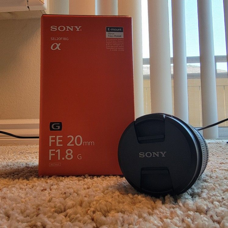 Sony FE 20mm f/1.8 G Lens for Sony E