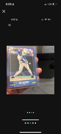 Bo Jackson One Of A Kind Misprint Card