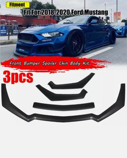 Performance Pack Type Front Spoiler For 2018 And Up Mustang. Spoiler And Hardware Included 
