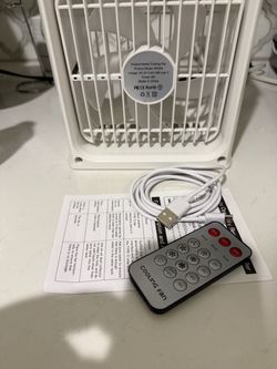 Brand new compact air cooler( separate compartment for ice) and fan