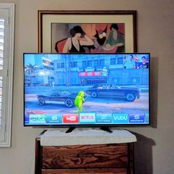 55 Inch Vizio Smart 3D Tv With Remote And Glasses 