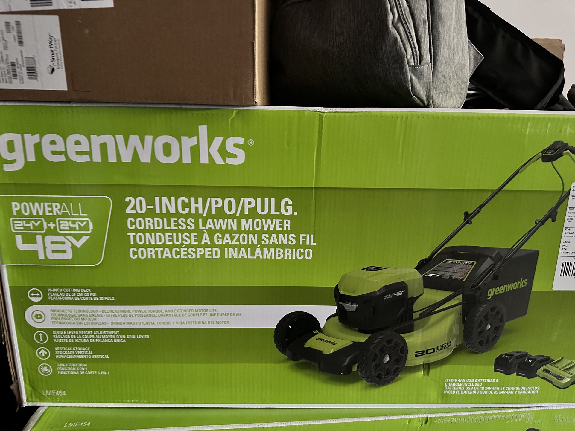 Greenworks 48V Lawn Mower New