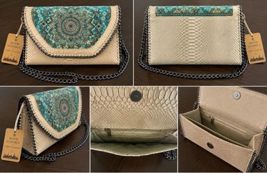 New Turkish Crossbody Bag with Chain Strap
