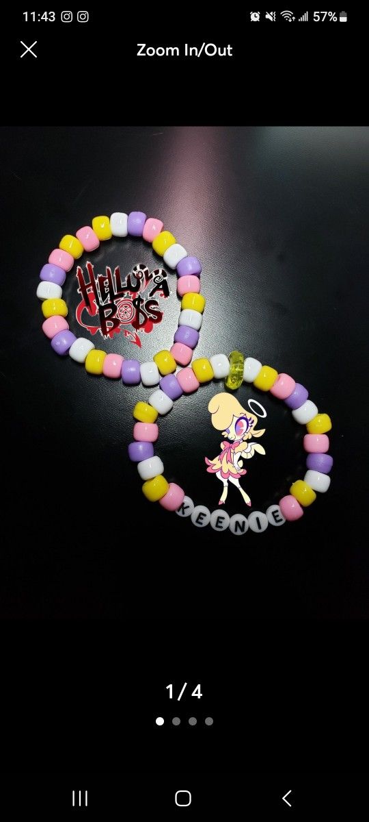 Helluva Boss: Keenie Bracelet Set (Handmade)
