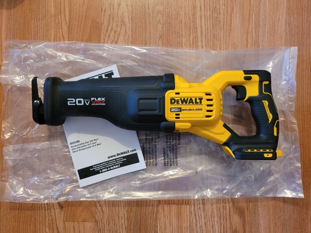 New Dewalt Flexvolt Advantage Reciprocating Saw Tool-Only $130 Firm. Pickup Only