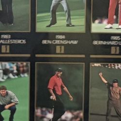 1997 Masters Uncut Sheet