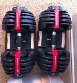 Bowflex SelectTech 552 Adjustable Dumbbells Pair (Like New)
