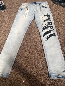 purple jeans