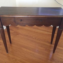 Wood Console Table with drawer 