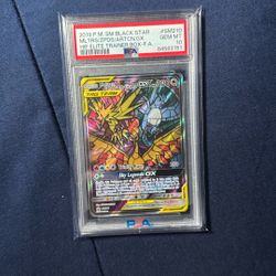 Moltres, Zapdos And Articuno Gx PSA 10