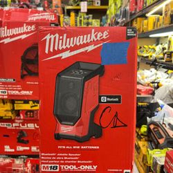 MILWAUKEE M18 BLUETOOTH SPEAKER $149