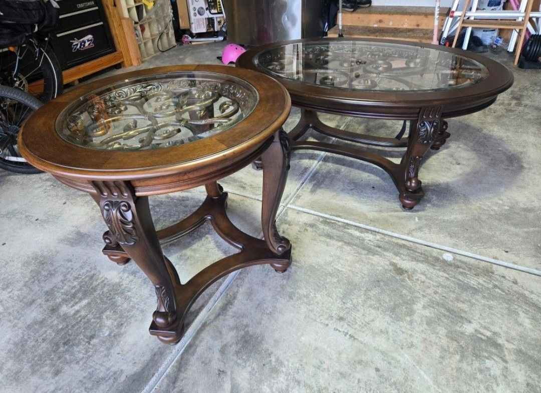 Ashley Furniture Norcastle End Table And Coffee Table