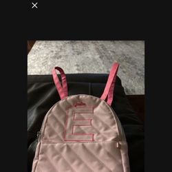 Girl Back Pack Letter E