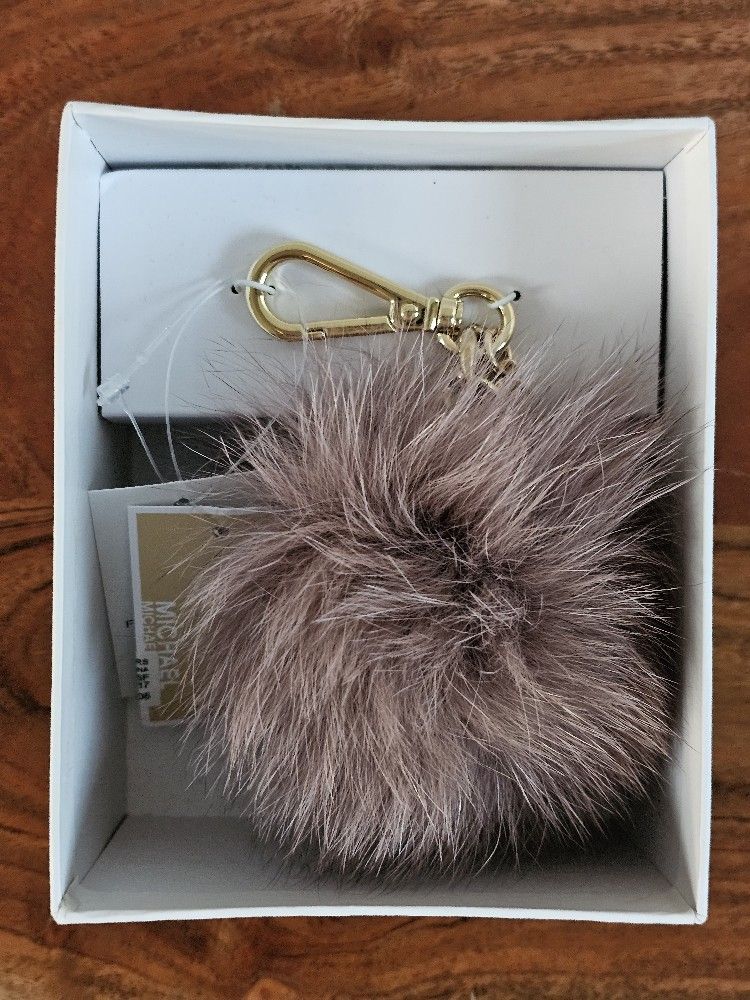 Michael Kors Rabbit Fur Keychain
