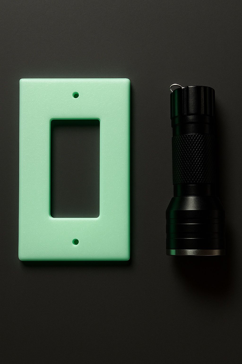 Radioactive Glow Switch Cover + UV Light π¦