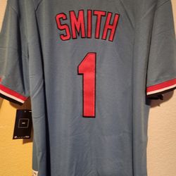 Ozzie Smith St Louis Cardinals Classic Baseball Jersey/Large 
