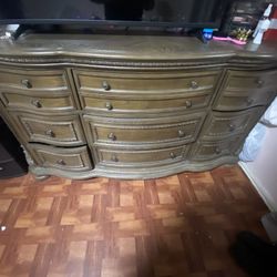 Rustic Dresser And Night Stand 