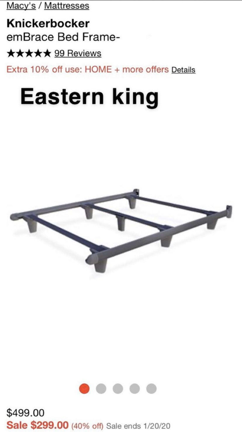 Eastern king bed frame