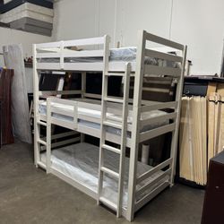 Twin Triple Bunk Bed $460