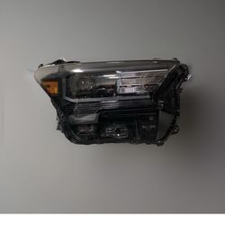 2024 2025 Toyota Tacoma LED Headlight Right Used OEM Black