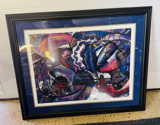 Framed “Court Jester” Art Print – $175 OBO