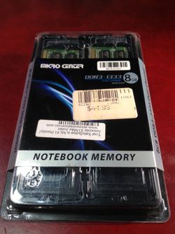 MICROSOFT NOTEBOOK MEMORY DDR3-1333 DUAL CHANNEL 8 GB NEW