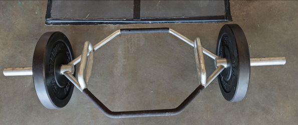 Cap barbell mega hex bar 75lbs diamond pro 35 bumper plates