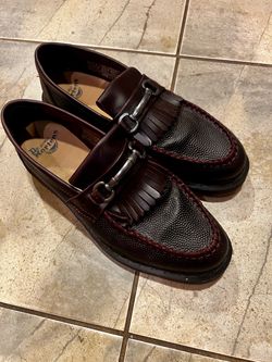 Dr. Martens Adrian Snaffle Oxblood Pebble Leather Loafers
