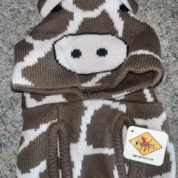 The Worthy Dog Giraffe Hoodie Sweater. Clothes.  Small. Large.  XXL.