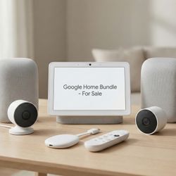 Google Smart Home Bundle - Like New (Chalk/White)
