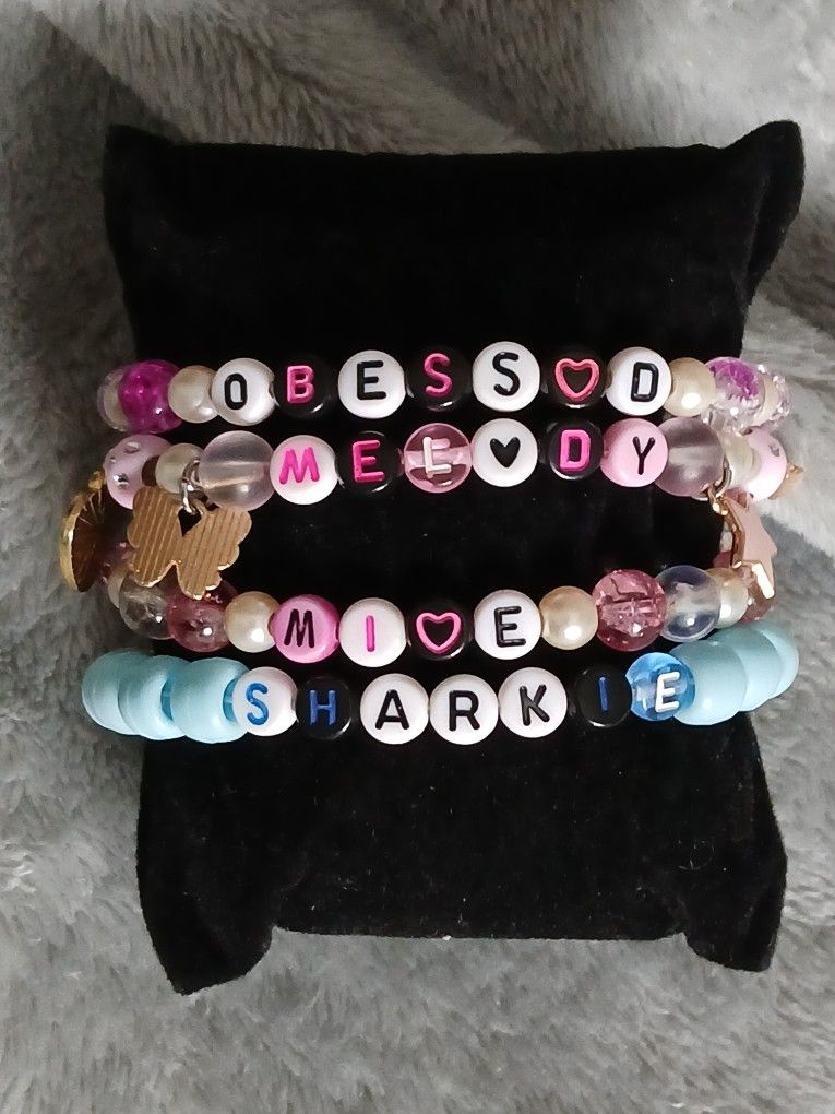 4 New Kandi Bracelets