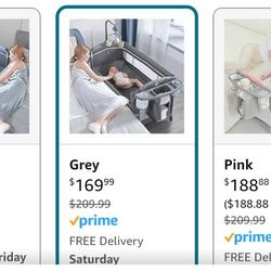 Baby Bassinet Bedside Crib Playpen