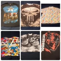 Marvel & DC shirts READ