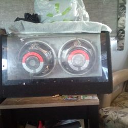 12-in Subwoofers In Box With Light