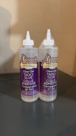 Aleene's Clear Gel Tacky Glue 8 oz – 2 Pack